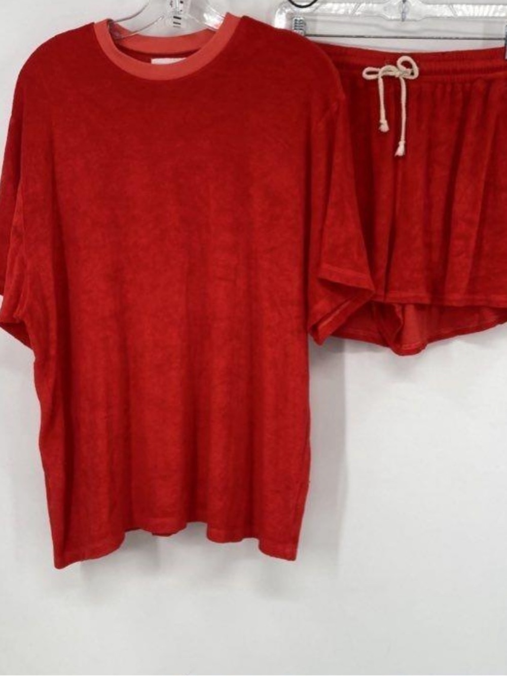 Le Bop Women's Red Terry Farrah Set